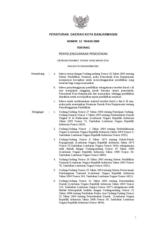 picture_Peraturan Daerah Nomor 13 Tahun 2009