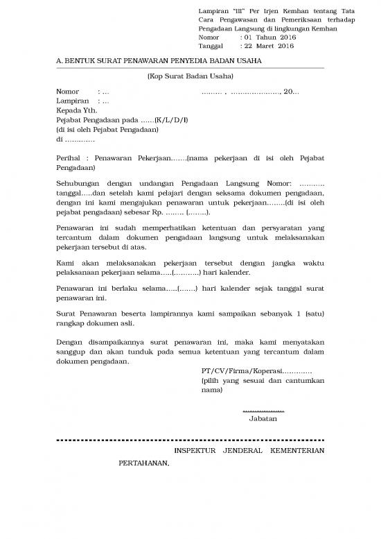 picture_Bentuk Dokumen Penawaran Badan Usaha | File - Surat Penawaran Id 15442