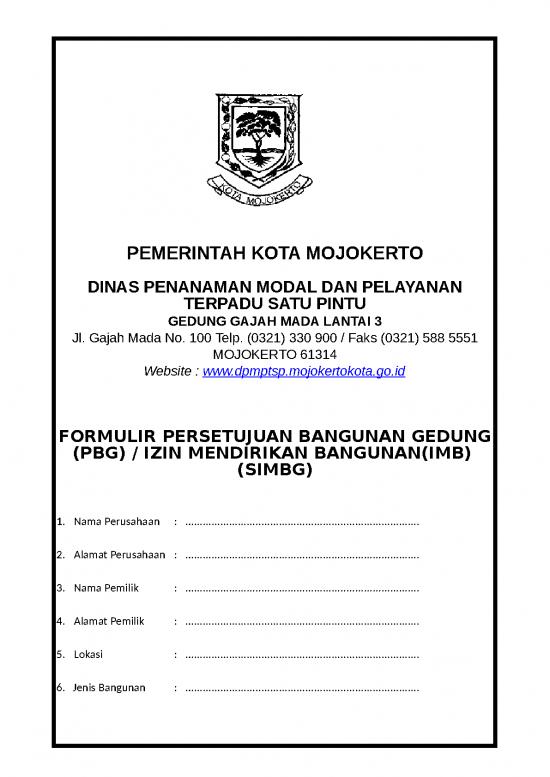 picture_Blangko Imb   Pbg Ii1 | File - Izin Mendirikan Bangunan Id 14892