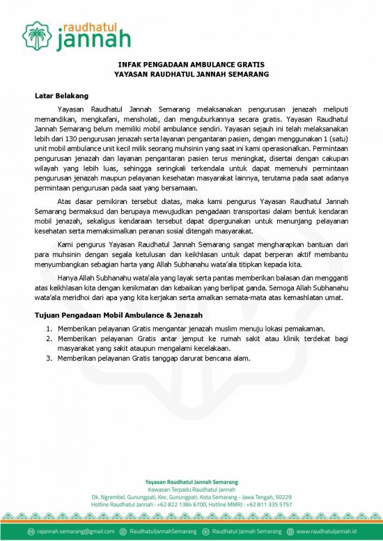 picture_Infak Pengadaan Ambulance Raudhatul Jannah