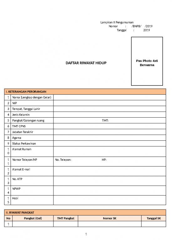 picture_Lampiran Ii Daftar Riwayat Hidup Jptp 2019 Nov 2019 | File - Daftar Riwayat Hidup Id 15700