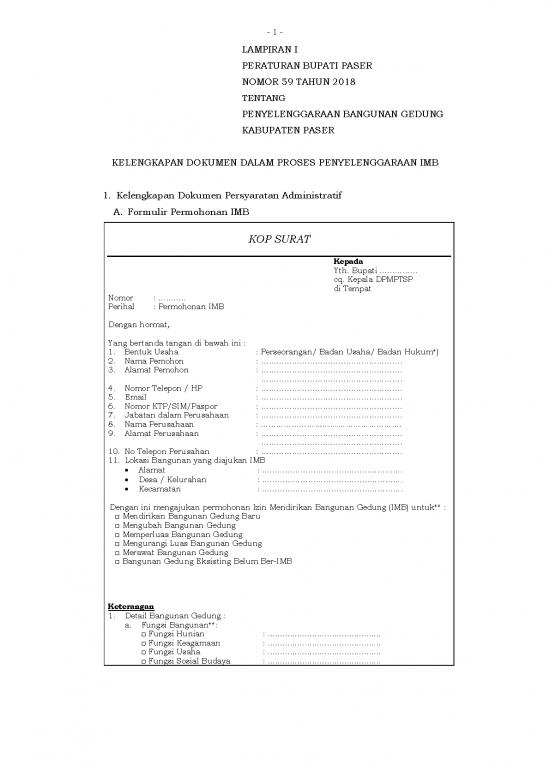 picture_Presentasi Usaha 14949 | Perbup Lampiran Nomor 59 Tentang Penyelenggaraan Bangunan Gedung Kabupaten Paser