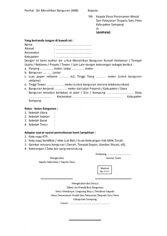 picture_Presentasi Usaha 14908 | Perihal Ijin Mendirikan Bangunan Imb 1