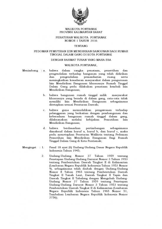 picture_Perwa No 1 Tahun 2016 Pedoman Pemutihan Imb Rumah Dalam Gang | File - Izin Mendirikan Bangunan Id 14927