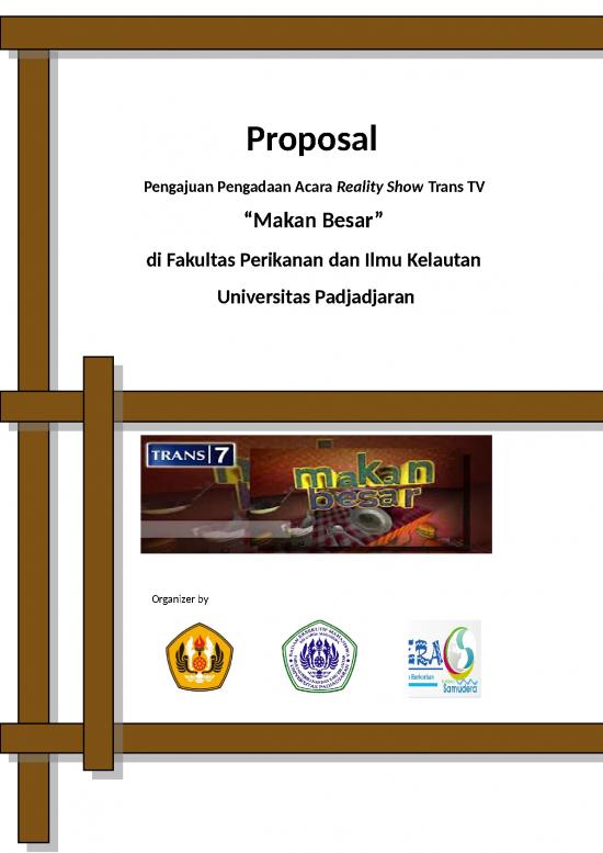 picture Proposal Makan Besar | File - Proposal Pengadaan Id 15268