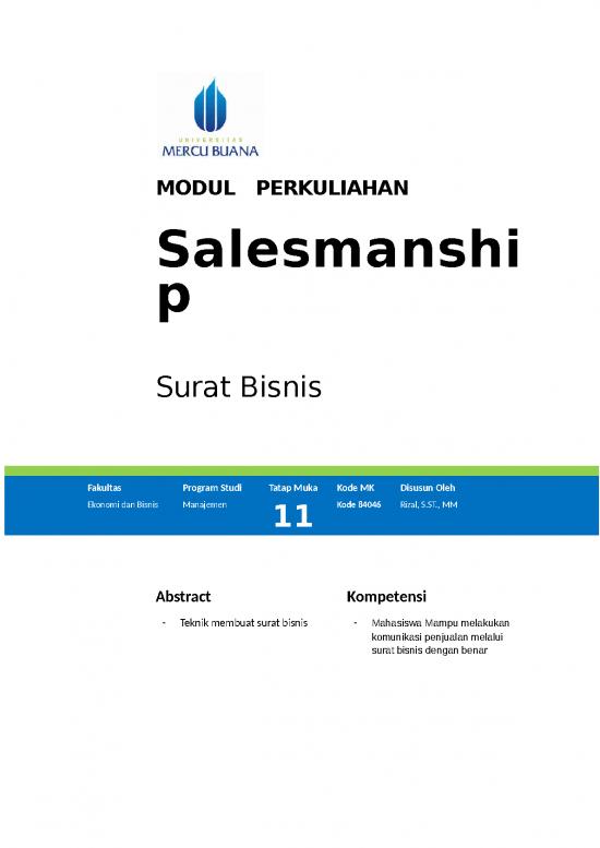 picture Cara Membuat Presentasi Bisnis 15480 | Rizal   Salesmanship ¦modul Salesmanship 