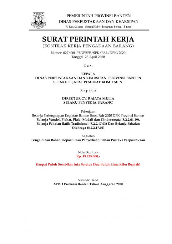 picture_Spk Banten Book Fair 2020 | File - Surat Perintah Id 15068