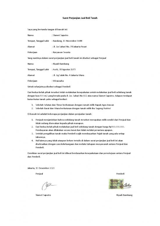 picture_Tanah Pdf 14676 | Surat Perjanjian Jual Beli Tanadocx