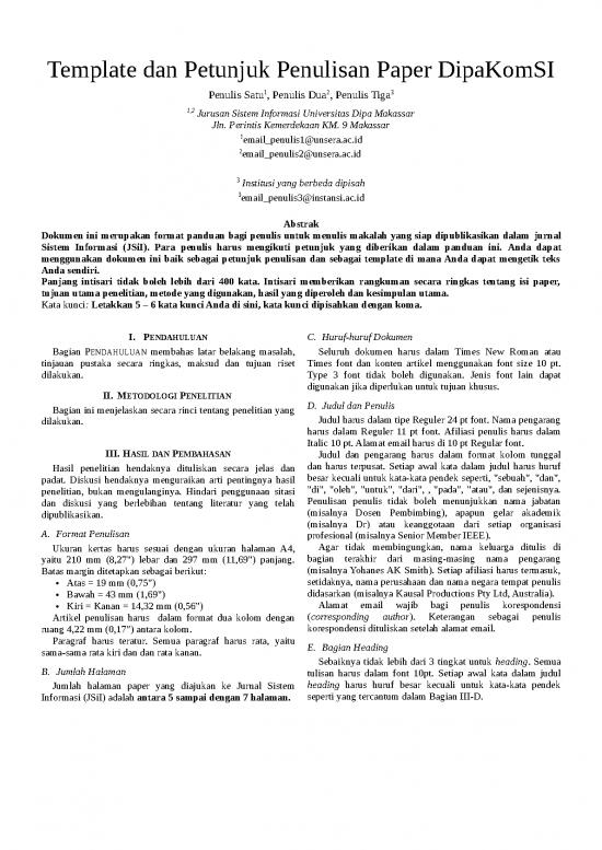 picture Makalah Sistem Informasi 15619 | Template Jurnal Dipa Komsi picture Makalah Sistem Informasi 15619 | Template Jurnal Dipa Komsi