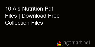 picture 10 Als Nutrition Pdf Files | Download Free Collection Files