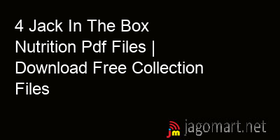 picture 4 Jack In The Box Nutrition Pdf Files | Download Free Collection Files