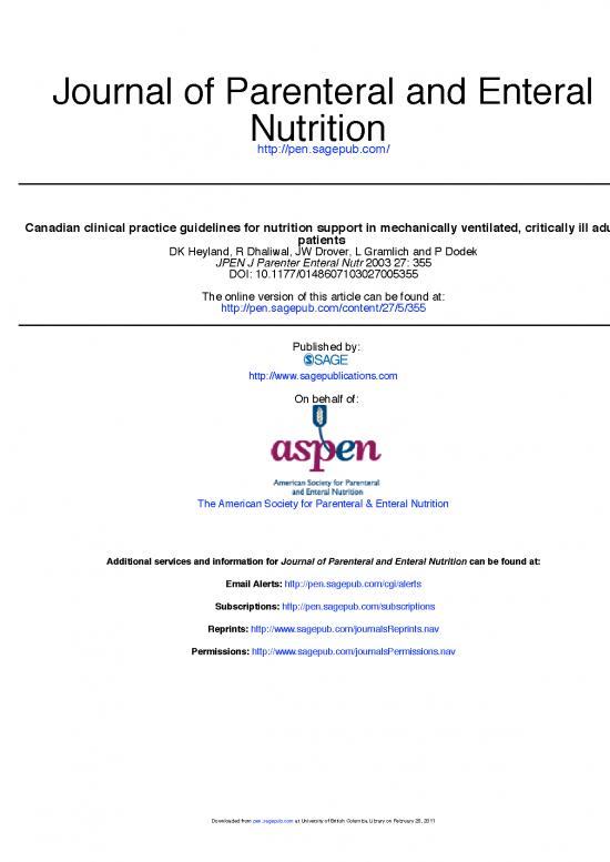 picture_Nutrition Information Pdf 149722 | Canadian Clinical Practice Guidelines Jpen 2003 (mar 03 11)