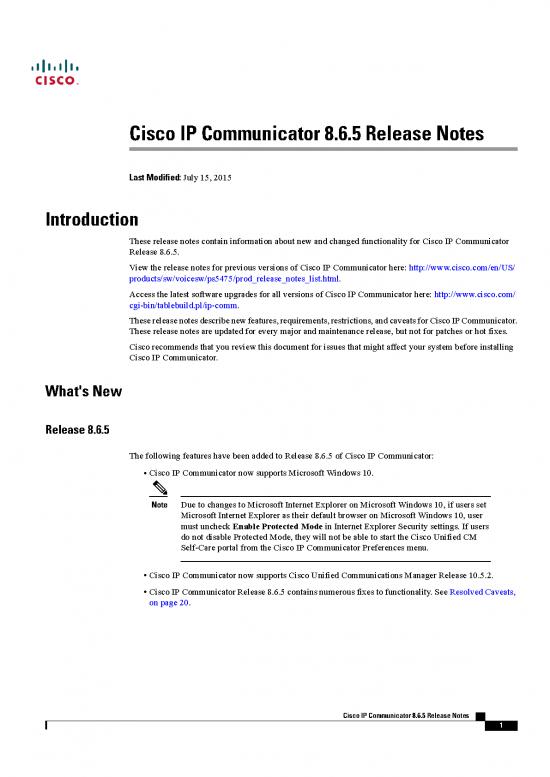 picture_System Software Pdf 149938 | Cipc Bk Cc6e7508 00 Cisco Ip Communicator 865 Release