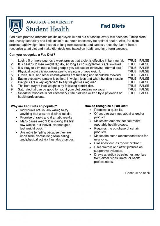 picture1_Fad Diet Pdf 149830 | Faddiets