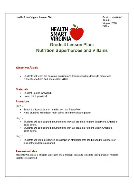 picture1_Superhero Nutrition Pdf 149223 | Gr4 Nutr 2 Nutrition Superheroes And Villains Rev2021