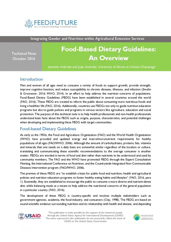 picture1_Nutrition Facts Pdf Template 149034 | Ing Tn (2016 10 ) Food Based Dietary Guideline   Overview (andrade, Andrade)
