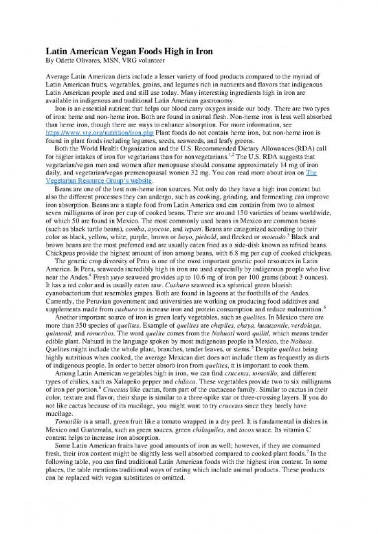 picture1_Nutrition Therapy Pdf 148749 | Latin American Foods High In Iron