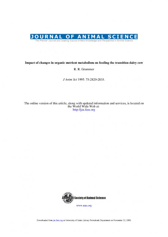 picture_Nutrient Metabolism Pdf 148759 | Nutrinet Metabolism  Grummer 1995