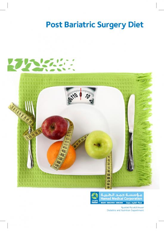 picture Nutrition Therapy Pdf 148181 | Post Bariatric Surgery Diet