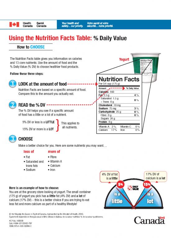 picture1_Nutrition Facts Pdf Template 150122 | Publications Pdf Healthyliving Nutrition Facts
