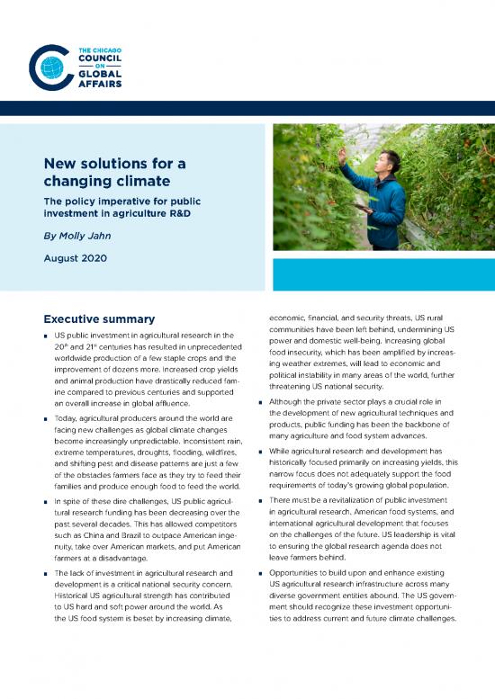 picture Production Pdf 149191 | Report New Solutions For Changing Climate 0