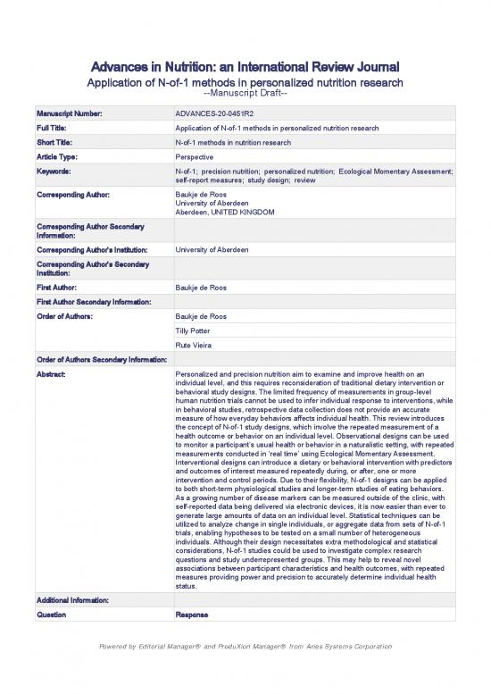 picture Personalized Nutrition Pdf 148998 | Roos Et Al Ain Applicationofnof1methods Aam