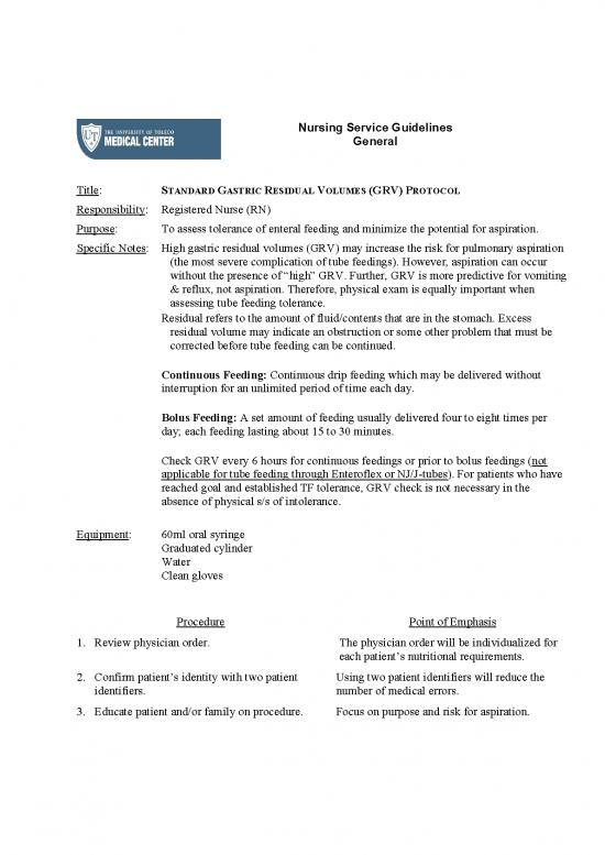 picture_Standard Gastric Residual Volumes Grv Protocol