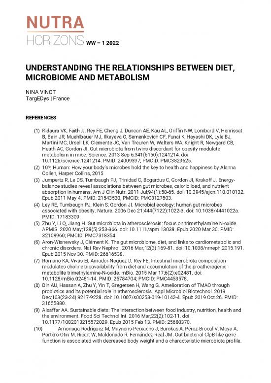 picture1_Nutrient Metabolism Pdf 148947 | Understanding The Relationships Between Diet References