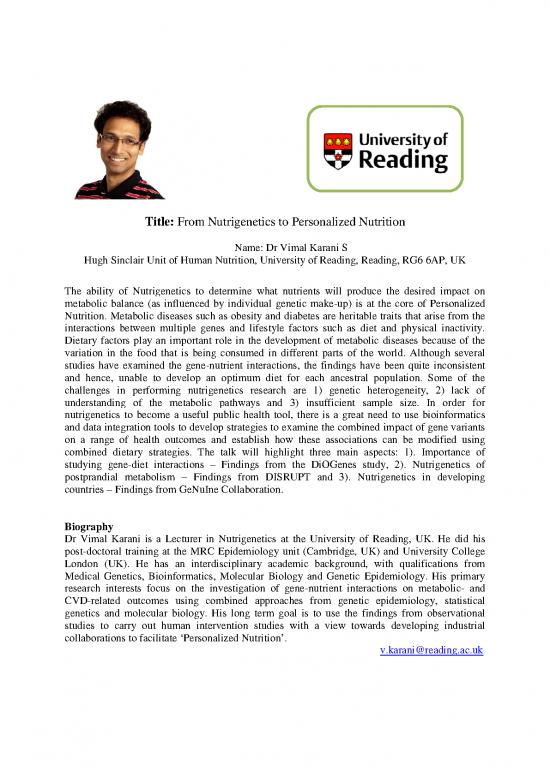 picture Nutrition Therapy Pdf 148716 | Vimal Karani Abstract