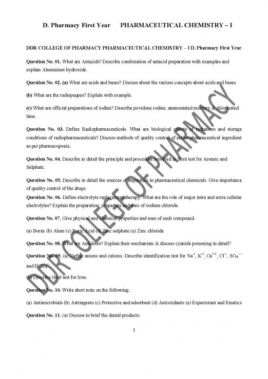 picture_Pharmaceutical Chemistry Pdf 152302 | 2112 Pharmaceutical Chemistry I