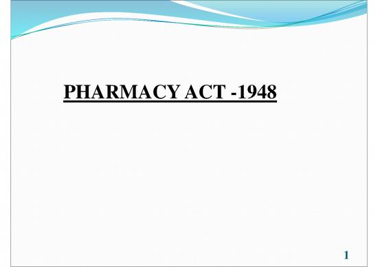 picture1_Pharmaceutical Chemistry Pdf 151979 | 7 Pharmacy Act 1948