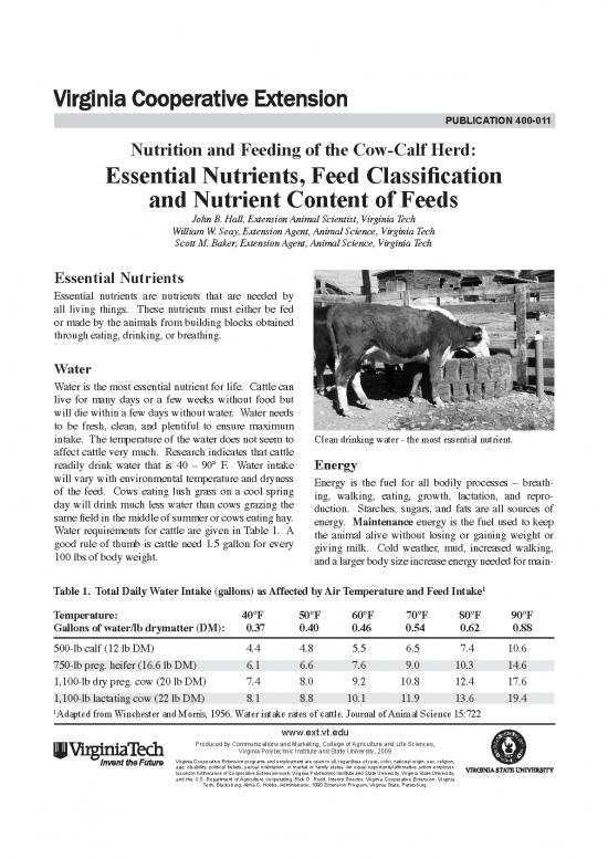 picture Essential Nutrients Pdf 151487 | A1   Essential Nutrients, Feed Classification   Hall Et A, 2009
