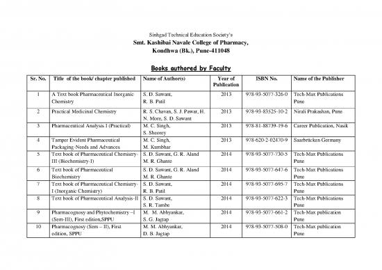picture Pharmaceutical Chemistry Pdf 152527 | Books Authored By Faculty