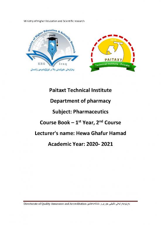 picture1_Pharmaceutics Book Pdf 152150 | Course Book Pharmaceutics 2020 2021 2nd Course