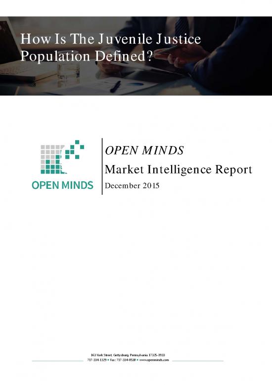 picture Justice Pdf 152870 | Defining Juvenile Population