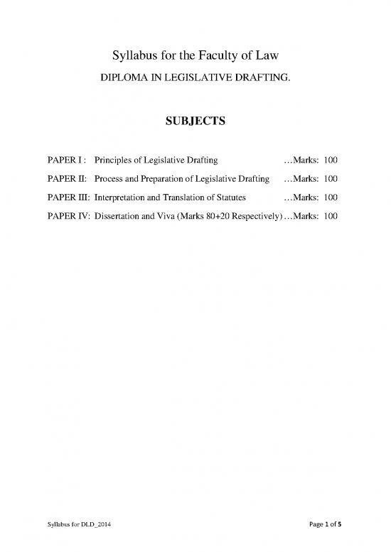 picture_Diploma In Legislative Drafting With Ordinance