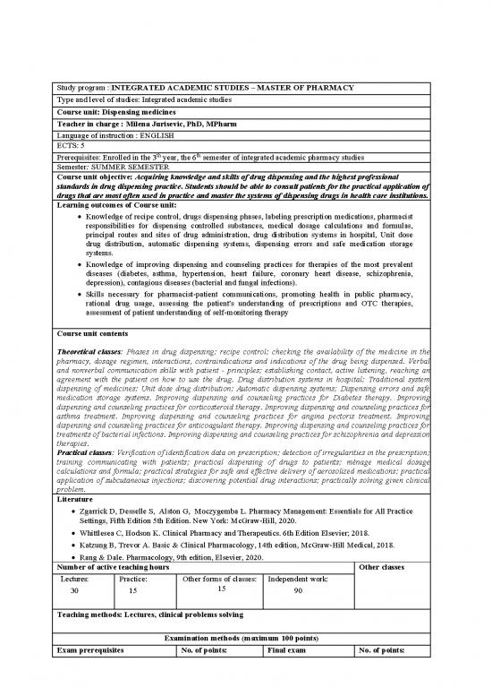 picture1_Pharmacy Pdf 152010 | Dispensing Medicines