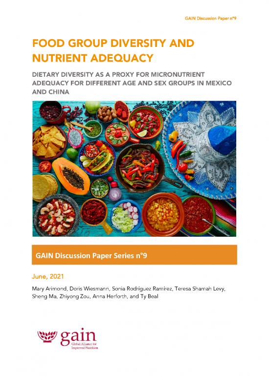 picture_Society Pdf 151227 | Gain Discussion Paper Series 9 Food Group Diversity And Nutrient Adequacy
