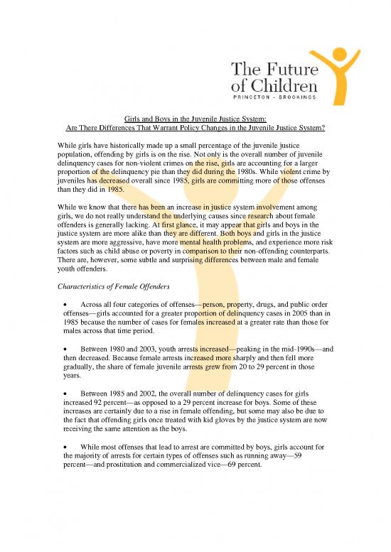 picture_Justice Pdf 153249 | Girls And Boys In The Jj System The Future Of Children