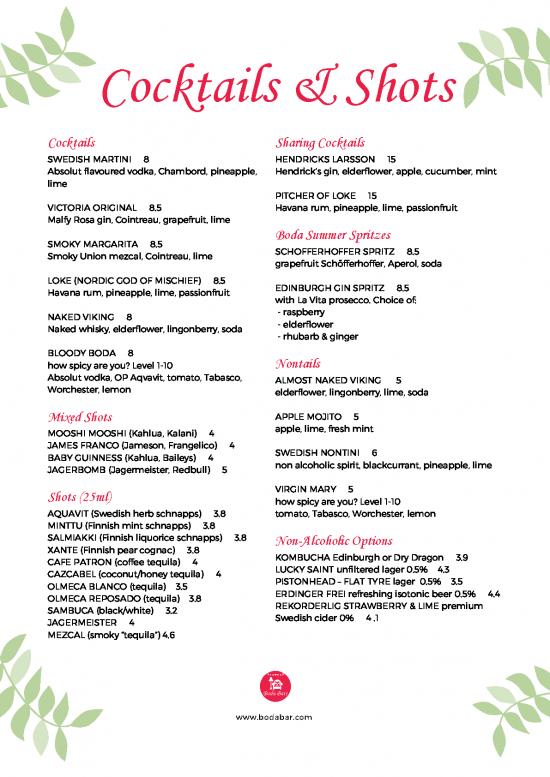 picture_Jp Drinks Only Menu