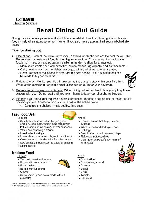 picture1_Restaurant Pdf 150842 | Kidney Disease   Renal Dining Out Guide