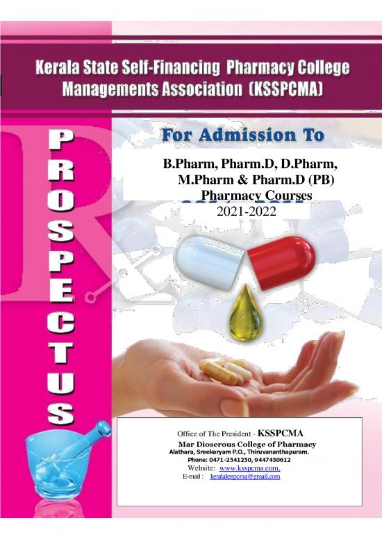 picture_Pharmacy Pdf 151964 | Ksspcma Prospectus Pharmacy Courses 2021 22 1