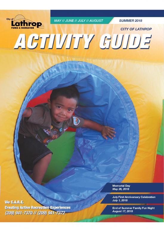 Lathrop Activity Guide Sum18 Single