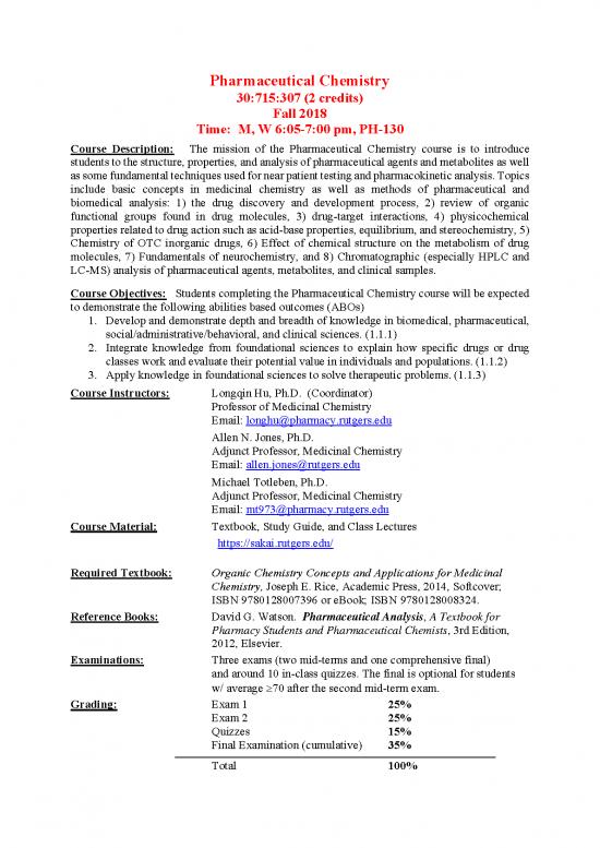 picture1_Pharmaceutical Chemistry Pdf 152137 | Med Chem Pharmchem Syllabus