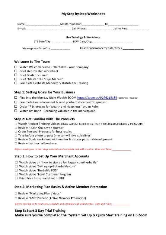 picture Herbalife Product Training Pdf 151245 | Mystepbystepworksheet2017