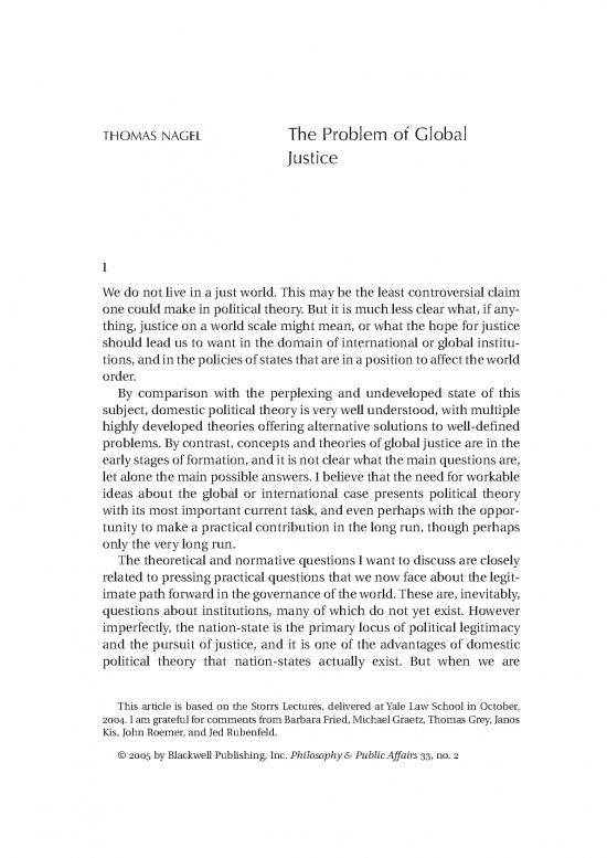 picture Justice Pdf 152906 | Nagel The Problem Of Global Justice