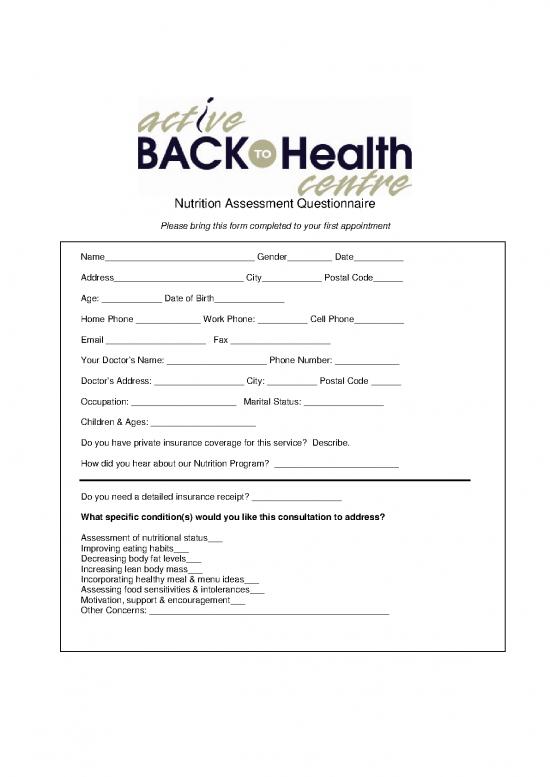 picture1_Cancer And Nutrition Pdf 150763 | Nutrition Intake Form