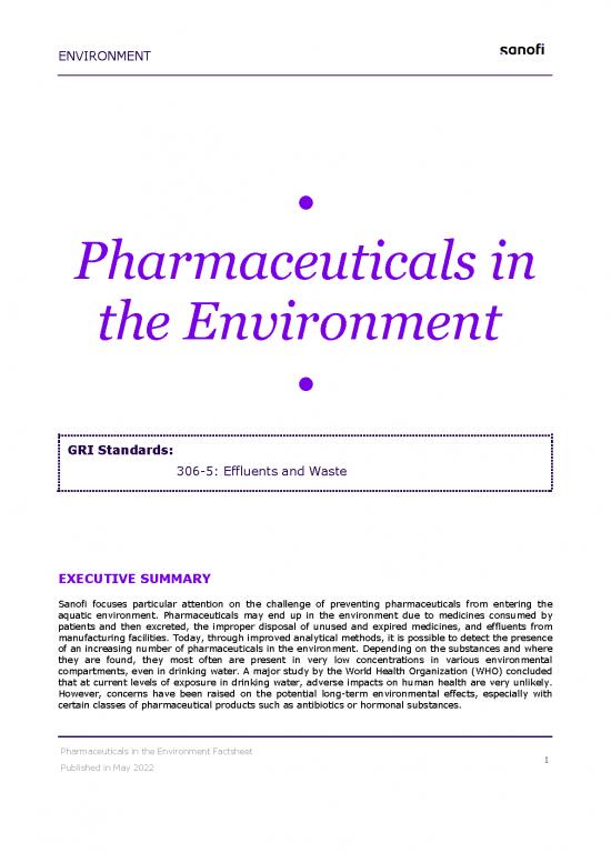 picture_Pharmaceuticals Pdf 152516 | Pharmaceuticals In The Environment