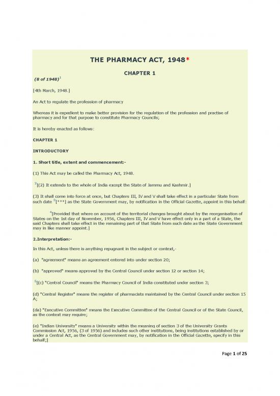 picture_Pharmacy Pdf 152159 | Pharmacy Act 1948