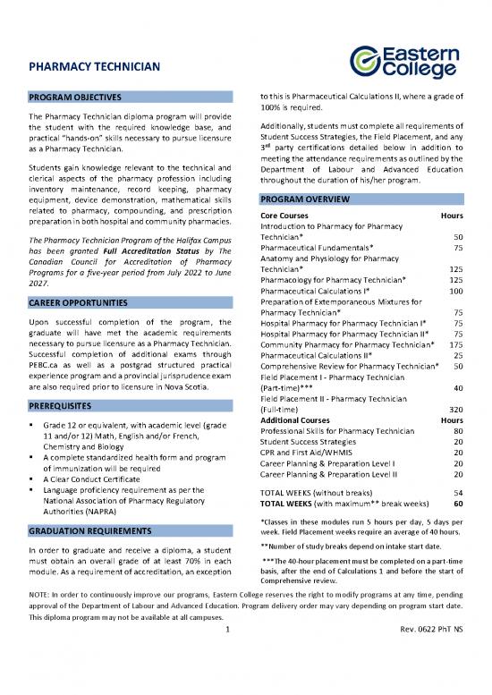 picture Pharmacy Pdf 152318 | Pharmacy Technician Ns